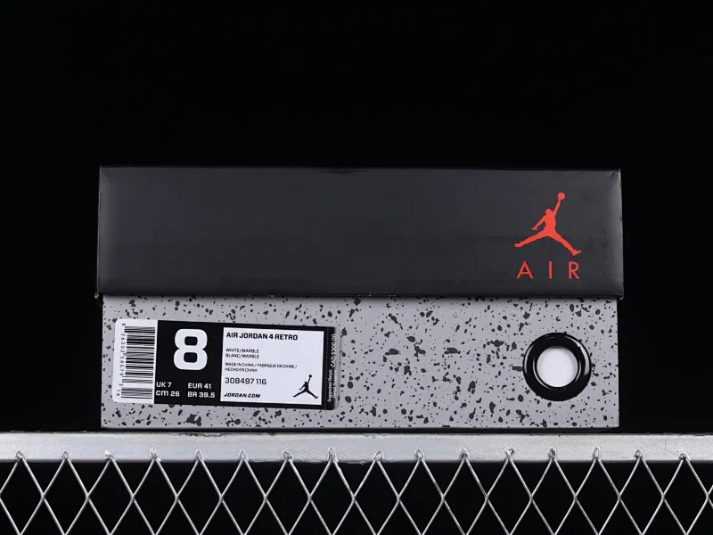 All categories Air Jordan Jordan series basketball shoes Air Jordan 4 X version Air Jordan IV Hot Lava AJ4 Joe 4 hot lava marble pattern 308497-116